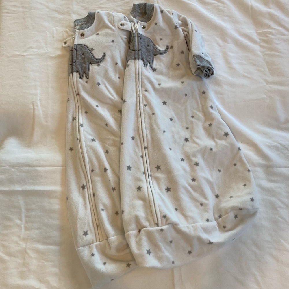Carter's Size 3-6M Lot of 2 Fleece Sleep Sacks